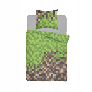 MINECRAFT  - Detská posteľná bielizeň 160x200 Gaming Gamer Player