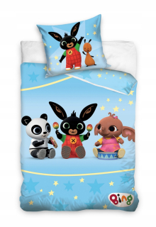 BING A PRIATELIA - Detská posteľná bielizeň 100 × 135 Bing Bunny Sula