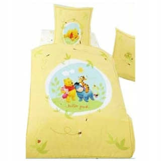 Medvedík Pú - Posteľná bielizeň140 / 200 Winnie The Poh a Friends Cotton