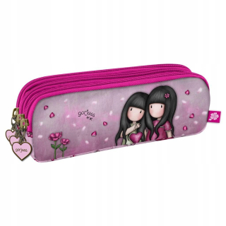 Peračník - TRIPLE PENCIL CASE S VYBAVENÍM - GORJUSS SPARKLE