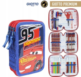 McQueen - Trojité puzdro na ceruzku so zariadením CARS CARS ZIGZAG