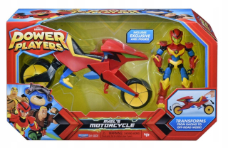 Power Players - Výkonové prehrávače Axel Figurine a motorové vozidlo 38751