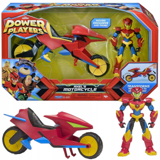 Power Players - Napájačky Axel Figurine + motorové vozidlo 20 cm