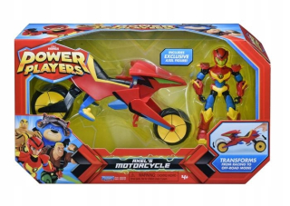 Power Players - Napájacie prehrávače Axel Figurine Figurine a vozidlo