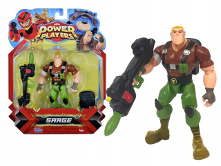 Power Players - Hráči Figurine Sergeant nabíjačka