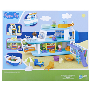 Hasbro Prasátko Peppa - Osobná loď Sada s 3 figúrkami a príslušenstvom F6284