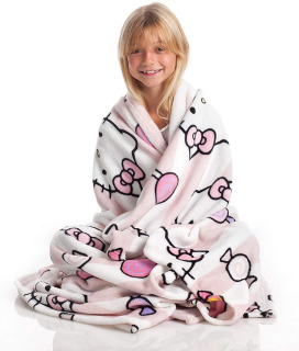 HELLO KITTY Premium pekné deka posteľná bielizeň plaid deka ahoj kitty kn
