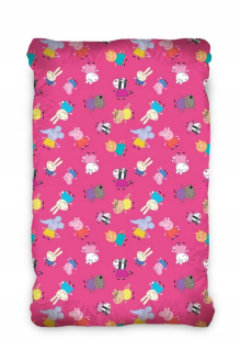 Pepa Pig - Bavlnené lôžko Peppa 90 x 200 cm