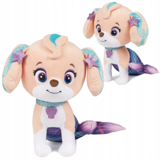 Rozprávkový plyšák - PAW PATROL AQUA PUPS MASKOT DOG KORÁLOVÝ PLYŠ