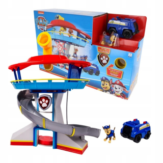 PAW Patrol - PSI PATROL BAZA Pozorovateľská veža Chase + vozidlo