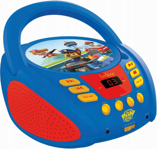 PAW Patrol - PSI PATROL BOOMBOX CD prehrávač AUX PAW PATROL