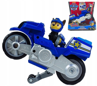 PAW Patrol - PSI PATROL CHASE FIGURINE A MOTOCYCLE MOTO MOTO