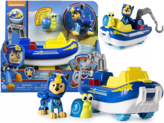 PAW Patrol - Pes hliadka FIGURINY A VOZIDLO LODH AMPHIBIAN