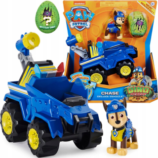 PAW Patrol - PSI PATROL CHASE FIGURINE VOZIDLÁ DINOSAUR RADIO