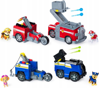 PAW Patrol - PSI PATROL CHASE MARSHALL 2 Transformácia vozidiel