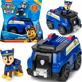 PAW Patrol - PSI PATROL CHASE VOZIDLÁ POLÍNA CAR + FIGURINE