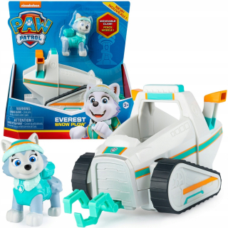 PAW Patrol - PSI PATROL Everest + Auto vozidlo Snow Scooter