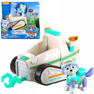 Pes Patrol Everest figúrka + Vehicle Snow Scooter