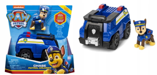 PAW Patrol - PSI PATROL FIGURINE CHASE + Policajné auto policajné auto