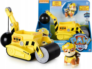 PAW Patrol - PSI PATROL Figurine Rubble + Roller s miešaním gule