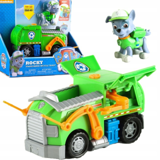 PAW Patrol - Pes hliadka figurín transformuje odpadkový kamión skalnatý