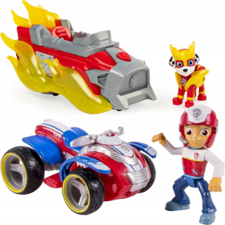 PAW Patrol - PSI PATROL Čísla Marshall a Ryder + 2 vozidlá