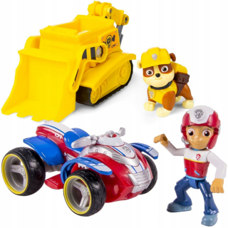PAW Patrol - PSI PATROL Obrázky Ryder Rubble + Quad + Bullderzer