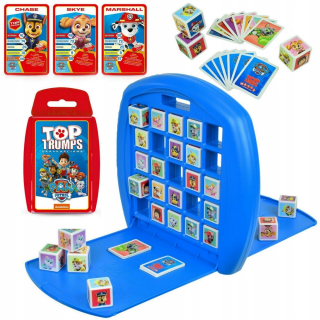 PAW Patrol - Psi hliadka puzzle zápas + top trumfy karty