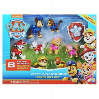 PAW Patrol - PSI PATROL CAT CATASTRAPHE 8 FIGURINES 6058524