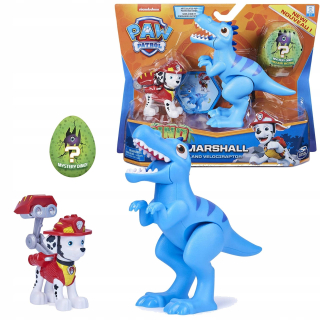 PAW Patrol - PSI PATROL Marshall Dino Rescue Figurine + Dinosaurus