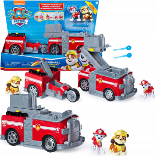 PAW Patrol - PSI PATROL Marshall Subbble Vozidlo 2V1 Rozdelené sekundy