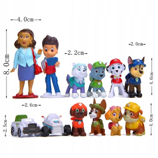 PAW Patrol - Dog Patrol Marshall Guard nastaviť figúrky autá