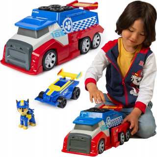 PAW Patrol - PSI Patrol Pit Stop Station + Car + Chase Figurine