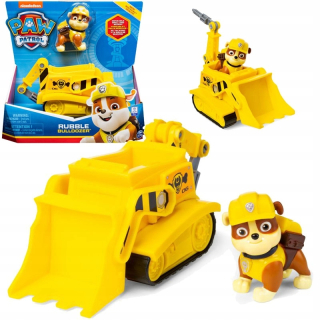 PAW Patrol - PSI PATROL Vozidlo Rýpadlo Buldozér Obrázok Subbble