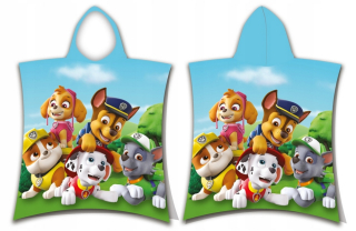 PAW Patrol - Pes hliadka Poncho Bath Uterák s kapucňou