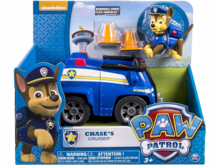 PAW Patrol - PSI PATROL Policajné auto + Figurine. Policajný prenasledovanie