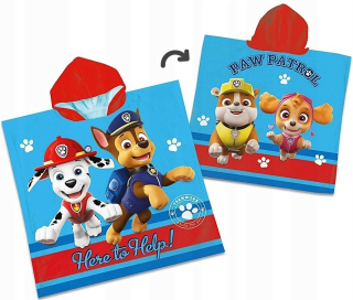PAW Patrol - DOG PATROL uterák s kapucňou poncho pončo psov