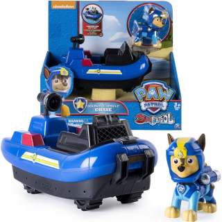 PAW Patrol - DOG PATROL SEA SEA VOZIDLA Chase Transformácia