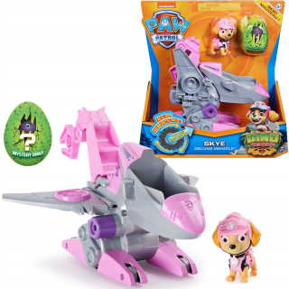 PAW Patrol - DOG PATROL SKYE FIGURINES Dino Rescue + vozidlo