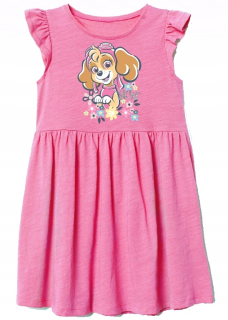 PAW Patrol - PSI PATROL SKYE ŠATY COPTON LICENCIA _ 116