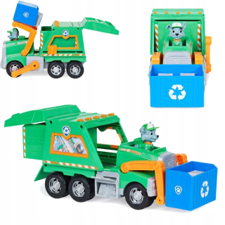 PAW Patrol - PSI PATROL Garbage Truck pre recykláciu Rocky Figurine