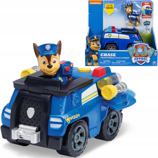 PAW Patrol - PSI PATROL Transformuje policajné auto a figurín chase