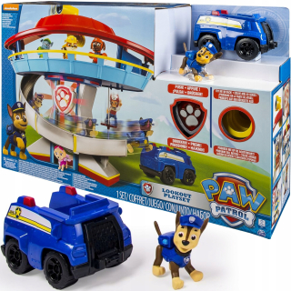 PAW Patrol - PSI PATROL pozorovacia veža 16606 + Chase vozidlo