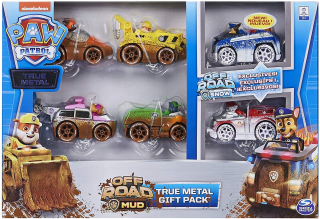 PAW Patrol - PSI PATROL SET 6 VOZIDLÁ OFF Road Pack 6058351