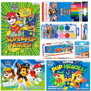 PAW Patrol - PSI PATROL ARTISTICKÝ SET 68EL LAKTOVÝCH CRAYONS