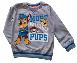 PAW Patrol - Mikina psí hliadka šedá 128