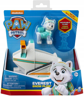 PAW Patrol - DOG PATROL VOZIDLO SNOW PLOW + FIGURINE EVEREST