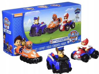 PAW Patrol - PSI PATROL SET 3 VOZIDLÁ RYDER CHASE ZUMA