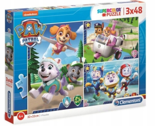 PAW Patrol - Pes Paw Patrol Puzzle 3 Obrázky po 48 prvkoch
