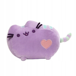 Pusheen - Plynujte plyšový maskot srdcesian purple
